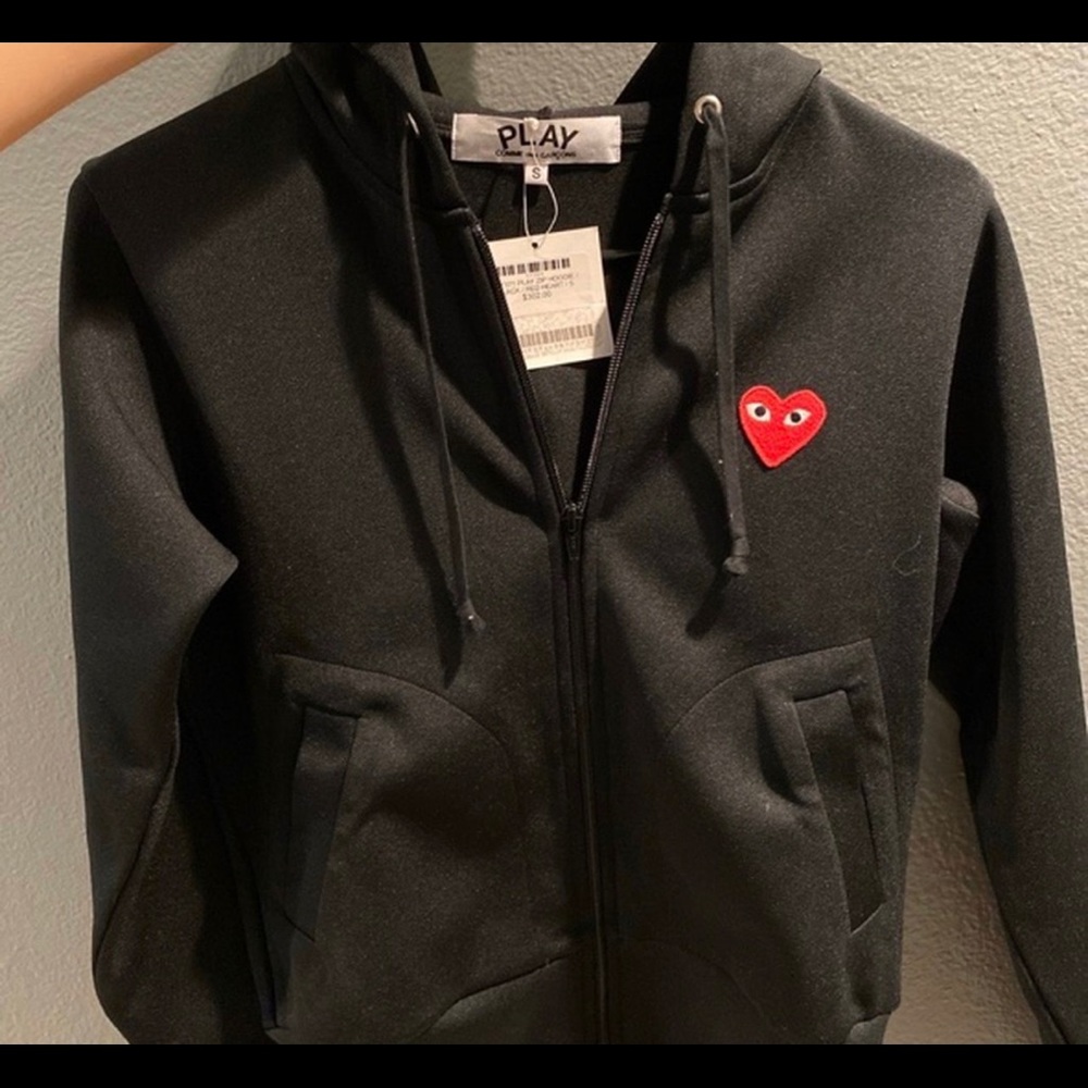 CDG track jacket with tags